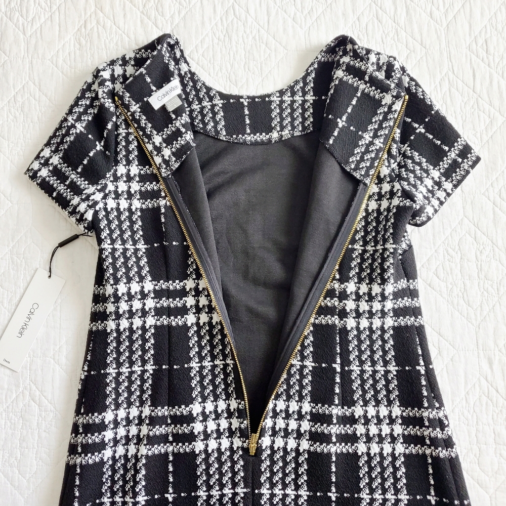 Calvin Klein Plaid Sheath Dress - Picture 7 of 9